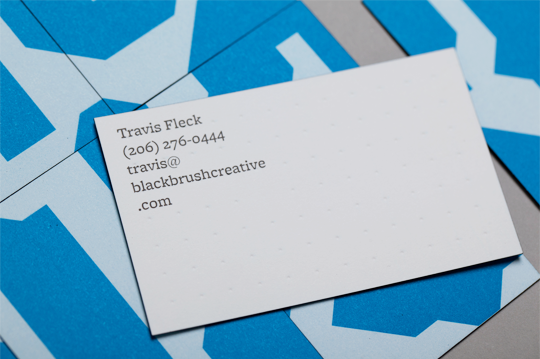 Business cards closeup